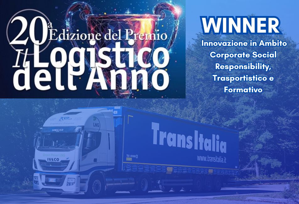 Trans Italia premiata al Logistico dell’Anno 2024: ennesimo riconoscimento per un modello sostenibile