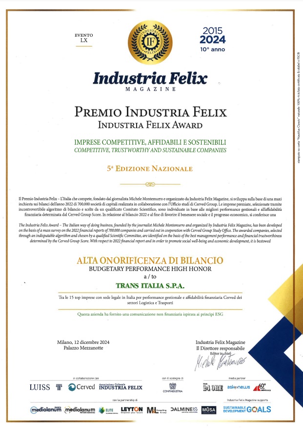 PREMIO INDUSTRIA FELIX