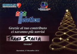 Trans Italia per telethon